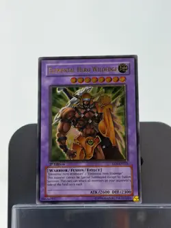 YuGiOh Elemental Hero Wildedge EEN-EN035 Ultimate Rare 1st Ed MP - Image 1