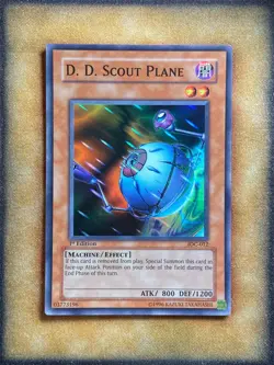 Yugioh D.D. Scout Plane IOC-012 Super Rare 1st Ed MP - Image 1