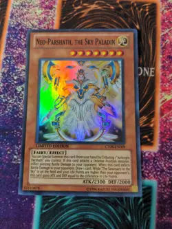 Yu-Gi-Oh! Neo-Parshath, the Sky Paladin CT08-EN009 Limited Super Rare NM - Image 1