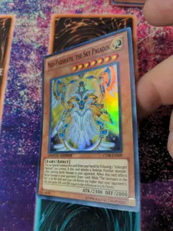 Yu-Gi-Oh! Neo-Parshath, the Sky Paladin CT08-EN009 Limited Super Rare NM - Image 2