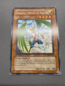 Yu-Gi-Oh! Zeradias Herald Of Heaven Rare 1st Edition FOTB-EN018 HP - Image 1