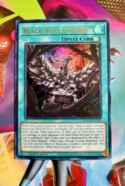 Black Rose Garden 1st Edition Ultra Rare DOOD-EN055 Yu-Gi-Oh! - Image 1