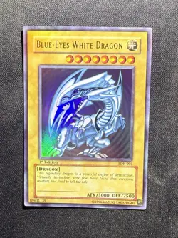 Yu-Gi-Oh! Blue Eyes White Dragon SDK-001 1st Edition - Image 1