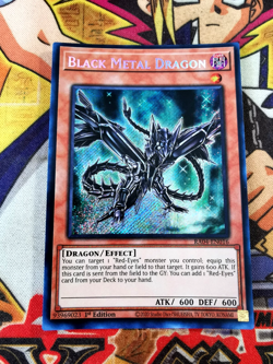Black Metal Dragon ra04-en016 1st Edition (NEW) Secret Rare Yu-Gi-Oh! - Image 1