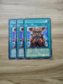 Yu-Gi-Oh! - Mustering Of The Dark Scorpions 3X - Full Playset - Image 1