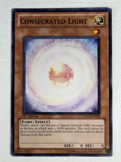 Consecrated Light SDLS-EN022 1st Edition LP Lost Sanctuary Structure Deck Yugioh - Image 1