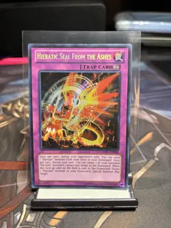 Yu-Gi-Oh! Hieratic Seal from the Ashes Unlimited GAOV-EN088 Secret Rare NM x1 - Image 1