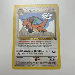 Dragonite #5 Pokemon WOTC Wizards Black Star Promo Kids WB First Movie Card MP - Image 1