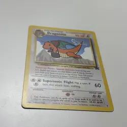 Dragonite #5 Pokemon WOTC Wizards Black Star Promo Kids WB First Movie Card MP - Image 3