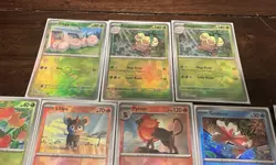 Pokemon Prismatic Evolutions Pokeball Holo 39 Card Lot NM - Image 2