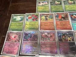 Pokemon Prismatic Evolutions Pokeball Holo 39 Card Lot NM - Image 3