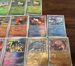 Pokemon Prismatic Evolutions Pokeball Holo 39 Card Lot NM - Image 4