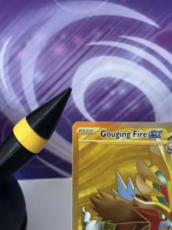 Pokemon Card TCG Gouging Fire EX 214/162 Temporal Forces Hyper Rare NM UK seller - Image 4