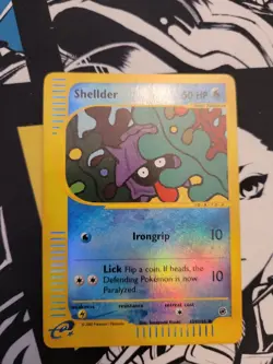 Shellder - 129/165 Reverse Holo Expedition Base Set Pokemon TCG Card - LP - Image 4