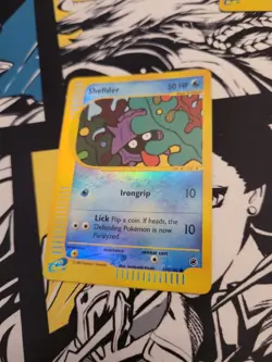 Shellder - 129/165 Reverse Holo Expedition Base Set Pokemon TCG Card - LP - Image 5
