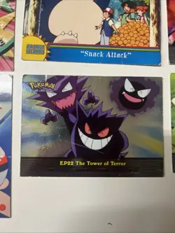 Pokemon Topps TV Animation Cards Lot of 9 - Episode & Character Cards Vintage - Image 2