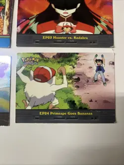 Pokemon Topps TV Animation Cards Lot of 9 - Episode & Character Cards Vintage - Image 3