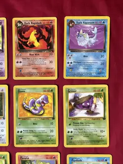 Team Rocket Pokemon Cards X31 Vintage Good-Excellent Condition (P20) - Image 5