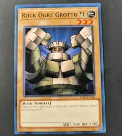 Yu-Gi-Oh! Metal Raiders Rock Ogre Grotto #1 Common Card MRD-EN004 NM - Image 1