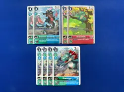 Digimon Card Game - Examon Slayerdramon Breakdramon Dragon Red Blue Green Deck - Image 5