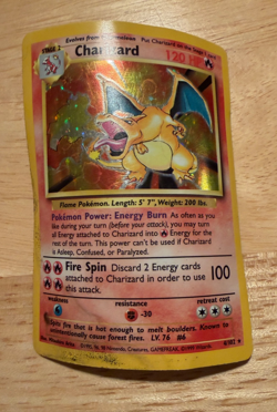 Charizard 1st edition Gold Metal Pokemon Card Collectible - Image 3