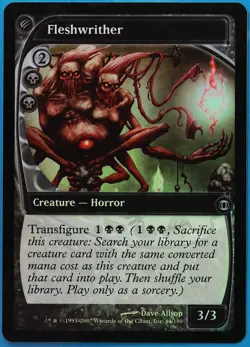 Fleshwrither FOIL Future Sight PLD Black Uncommon MTG CARD (ID# 479921) ABUGames - Image 1