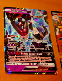POKEMON CARD HOLO CARTE Necrozma ailes de l'Aurore GX 63/156 FR MINT 2018 - Image 1