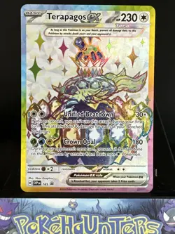 Pokemon Card Terapagos EX SvP 165 Black Star Promo Scarlet & Violet Holo Rare NM - Image 1