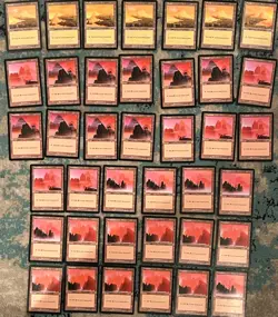MTG-Urza’s Saga 110 Basic Land Cards Lot Set - 1998 Vintage Magic the Gathering - Image 5
