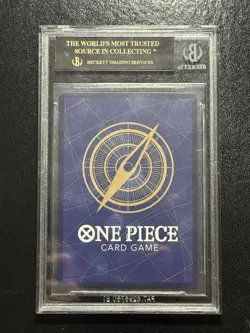 ONE PIECE TRADING CARD SANJI OP-1 PRESTINE 10 - Image 2