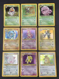 Vintage Holo Rare Pokemon Card Lot WOTC 1999/2000 Era Collection MP/HP Mewtwo - Image 1