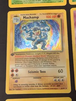 Vintage Holo Rare Pokemon Card Lot WOTC 1999/2000 Era Collection MP/HP Mewtwo - Image 5