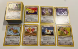Pokemon Card Lot 500+ Vintage WOTC Base Era + Japanese Commons/Uncommon LP-HP - Image 4