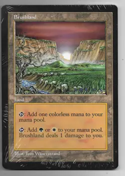 10 BRUSHLAND Oversized Magic Cards 6x9 Arena Factory Sealed - Image 1