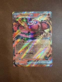 Pokemon Card Oricorio Ex 018/094 Phantasmal Flames Double Rare Holo M/NM - Image 1