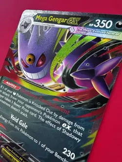 Mega Gengar ex 056/094 Double Rare Pokemon Card ME02: Phantasmal Flames - Image 2