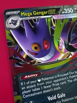 Mega Gengar ex 056/094 Double Rare Pokemon Card ME02: Phantasmal Flames - Image 5