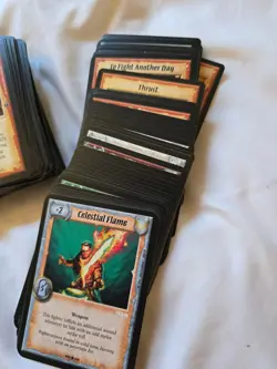 Warlord Saga of the Storm CCG TCG 200+ Bulk Card Lot OOP Fantasy Card Game - Image 2