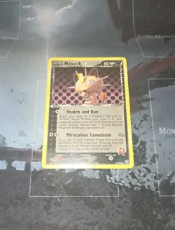 Rocket's Meowth 46/109 Team Rocket Returns Regular Pokemon Card - Image 1