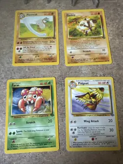 Pokemon Jungle 9Card Lot Non Holo Common Uncommon Rare LP-MP WOTC Unlimited - Image 5