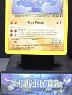 Pokemon Card Dark Machamp 27/82 Team Rocket Non Holo WOTC Light Play - Image 3
