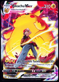 Pokemon Card- Pikachu VMAX SWSH11: Lost Origin Trainer Gallery #TG17/TG30 - Image 1