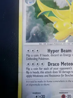 Pokemon Card Dragonite 2/146 D&P Legends Awakened Holo Rare - Image 4
