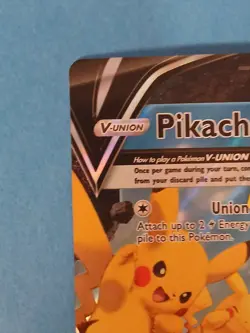 Pokemon Sword & Shield Celebrations Pikachu V-Union Black Star Promo Cards x4 - Image 3