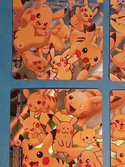 Pokemon Sword & Shield Celebrations Pikachu V-Union Black Star Promo Cards x4 - Image 5