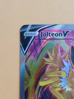 Pokemon Sword & Shield Collection Box Promo Card Jolteon V SWSH 183 Alt Art - Image 3