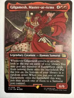 Final Fantasy - Gilgamesh, Master-at-Arms - Red - Legendary Creature - Fin 338 - Image 1