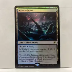 MTG Watery Grave Magic: The Gathering Edge of Eternities Foil Rare #0261 - Image 1
