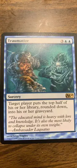 MTG Magic the Gathering Traumatize (119/514) Tenth Edition LP - Image 1