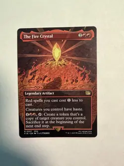 The Fire Crystal (Borderless) Final Fantasy Regular - Image 1